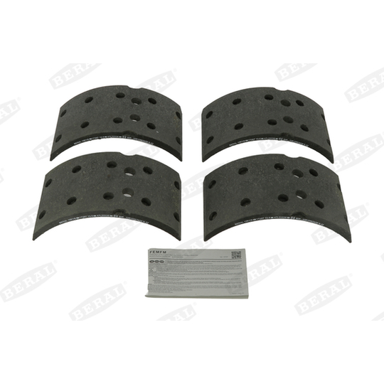 KBL17287.3-1561 - Brake Lining Kit, drum brake 