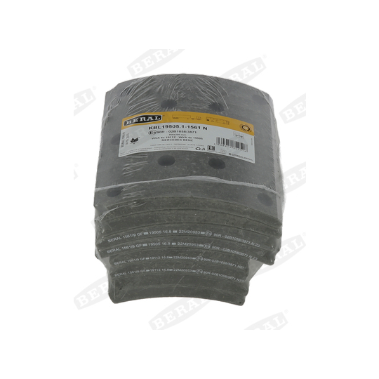 KBL19505.1-1561 - Brake Lining Kit, drum brake 