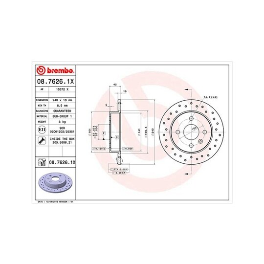 360406038902 - Brake Disc 