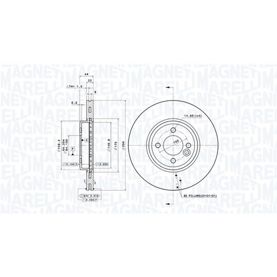 360406123801 - Brake Disc 