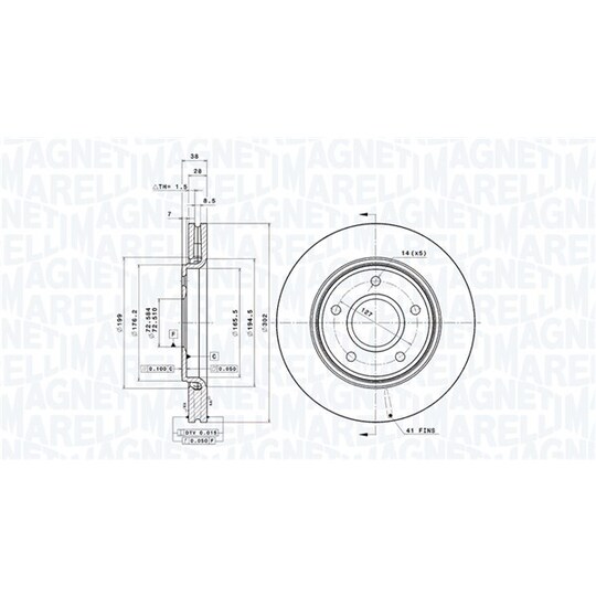 360406119601 - Brake Disc 