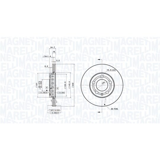 360406049601 - Brake Disc 