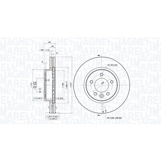 360406054701 - Brake Disc 