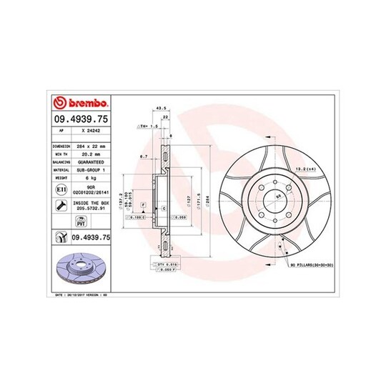 360406000405 - Brake Disc 