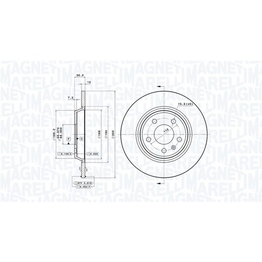 360406095001 - Brake Disc 