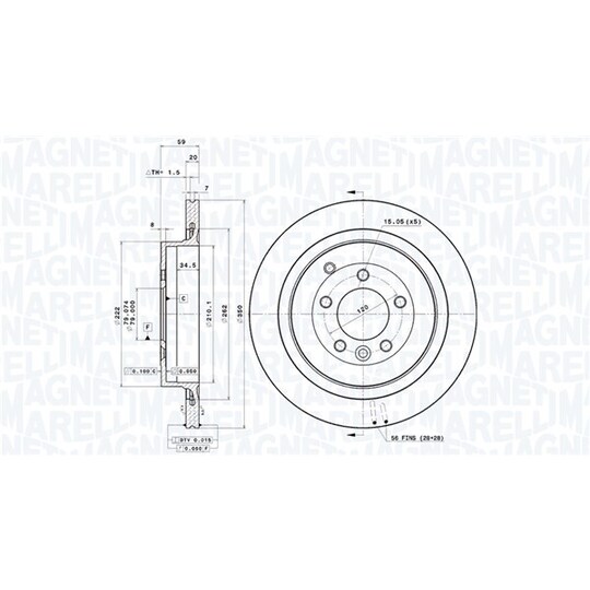 360406055001 - Brake Disc 