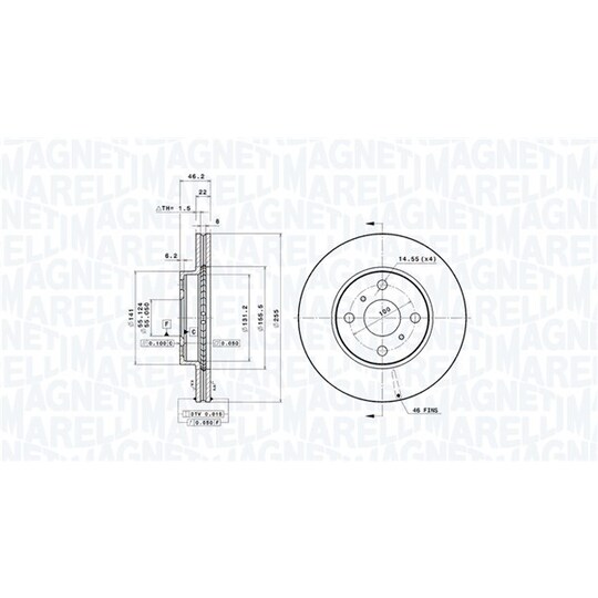 360406110801 - Brake Disc 