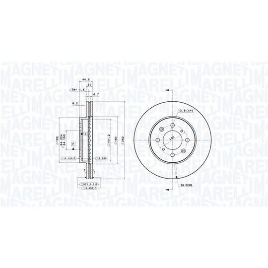 360406059801 - Brake Disc 