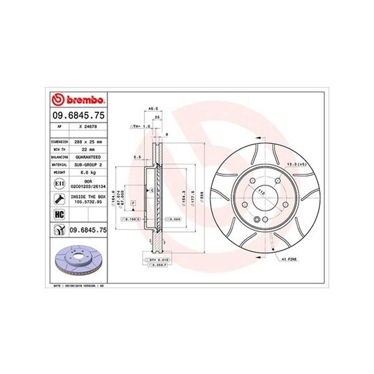 360406006305 - Brake Disc 