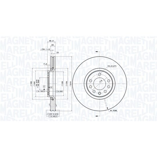 360406008501 - Brake Disc 