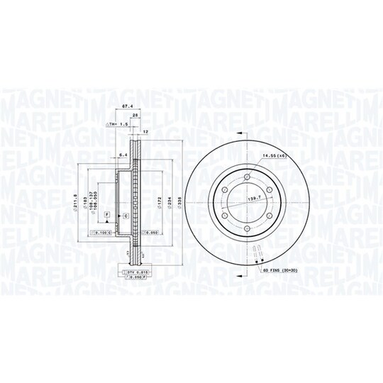 360406062801 - Brake Disc 