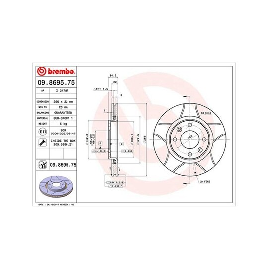 360406018705 - Brake Disc 