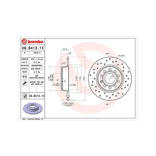 360406107802 - Brake Disc 