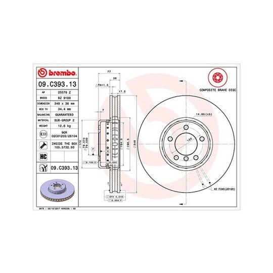 360406130004 - Brake Disc 
