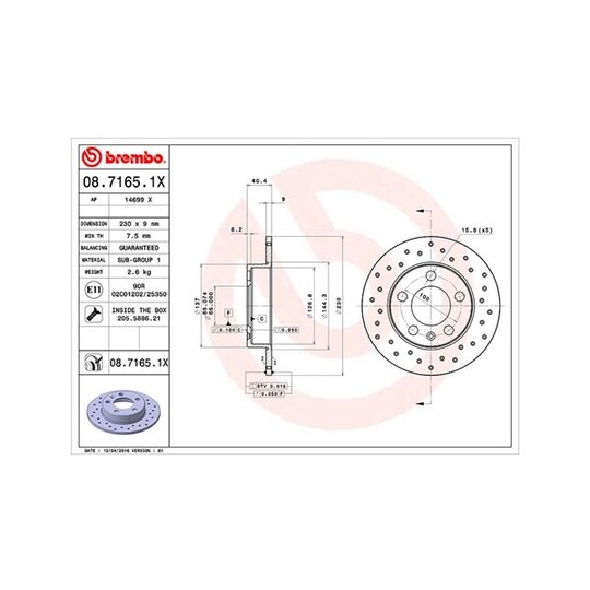 360406049702 - Brake Disc 