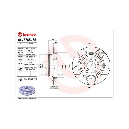 360406051905 - Brake Disc 