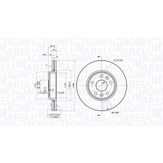 360406119201 - Brake Disc 