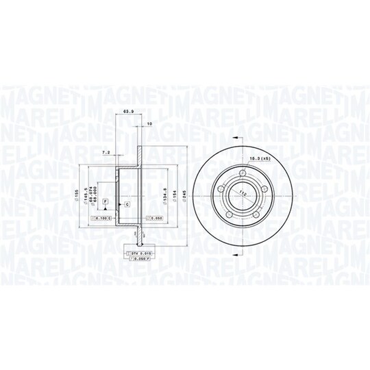 360406012601 - Brake Disc 