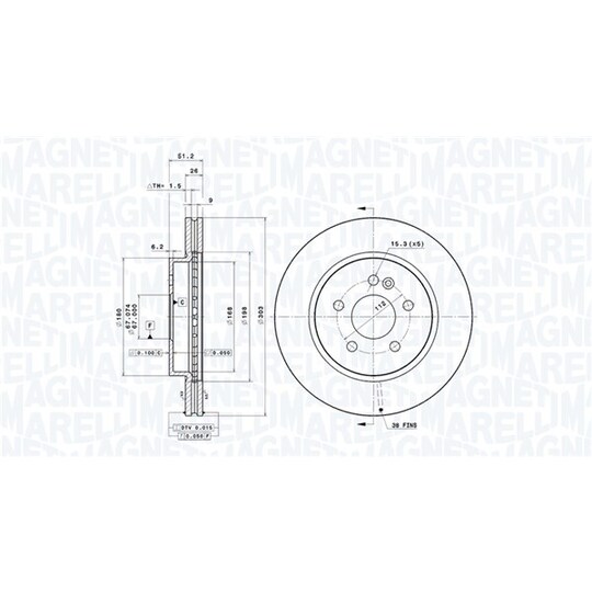 360406033601 - Brake Disc 