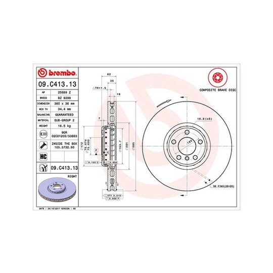 360406131704 - Brake Disc 