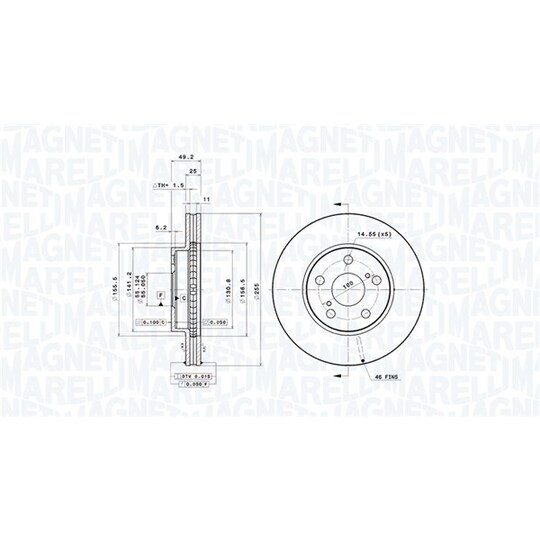 360406115501 - Brake Disc 