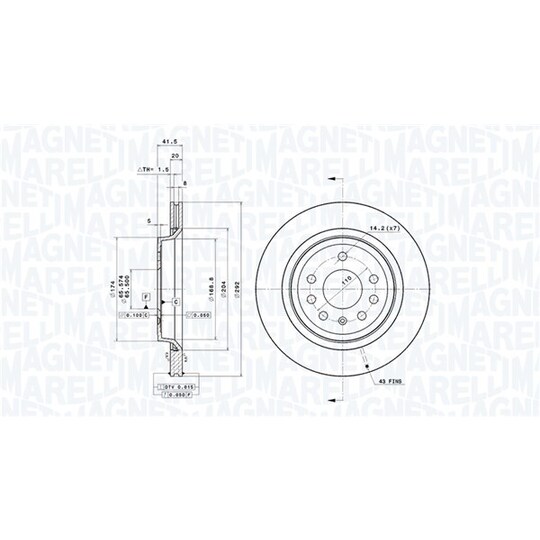 360406040101 - Brake Disc 