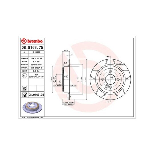 360406002805 - Brake Disc 