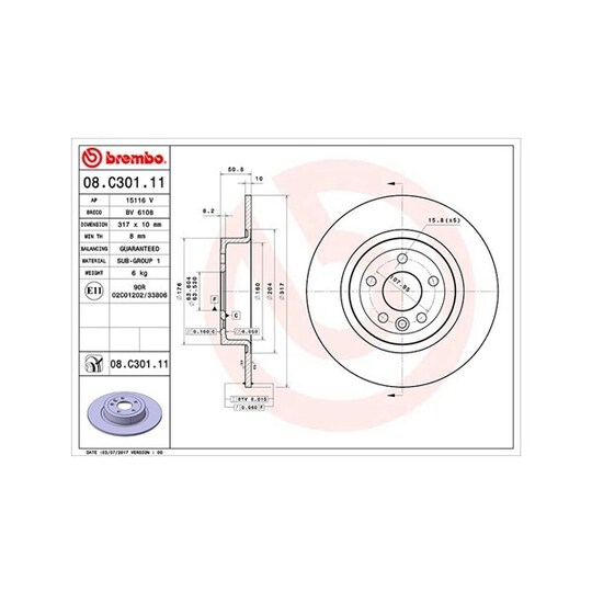 360406138801 - Brake Disc 