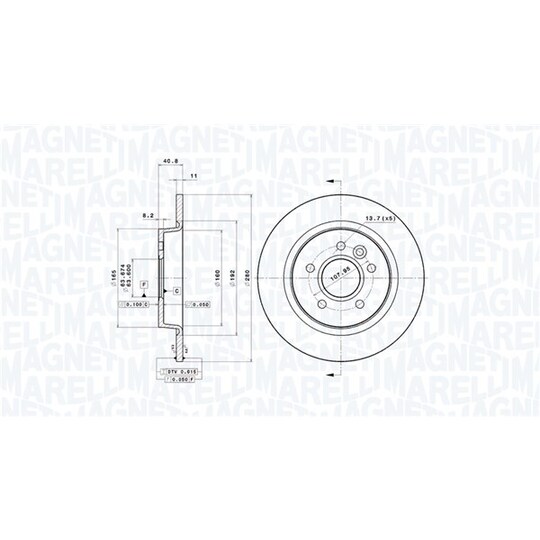 360406059601 - Brake Disc 