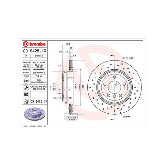 360406003902 - Brake Disc 