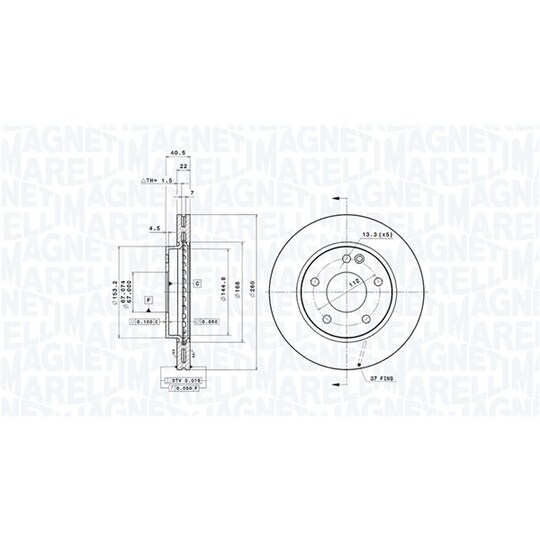 360406032701 - Brake Disc 