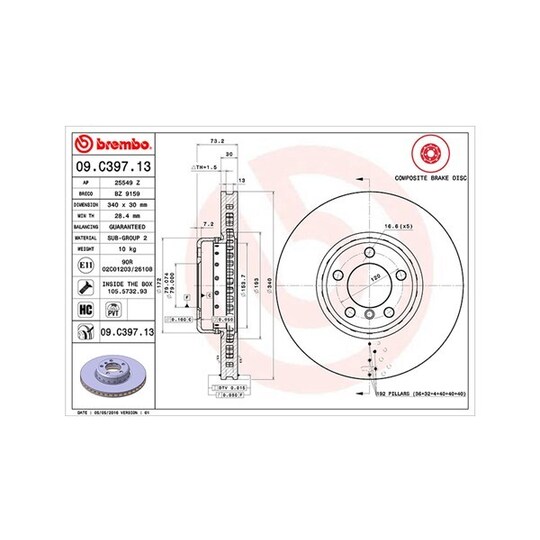 360406130304 - Brake Disc 