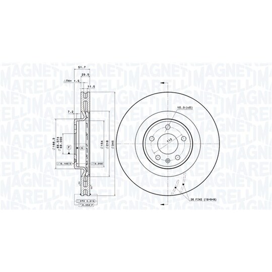 360406081601 - Brake Disc 