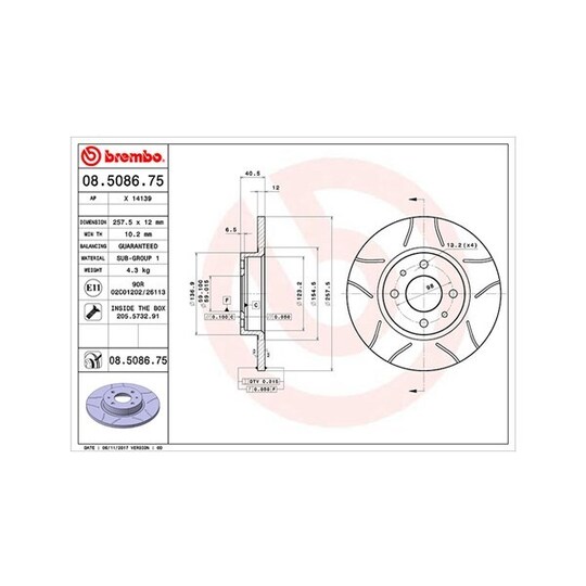 360406021805 - Brake Disc 