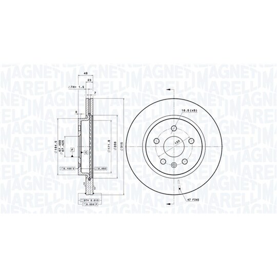 360406080901 - Brake Disc 