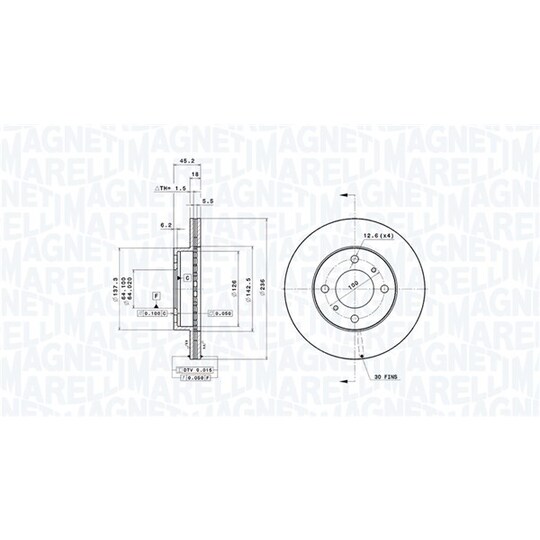 360406034301 - Brake Disc 