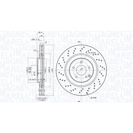 360406126001 - Brake Disc 