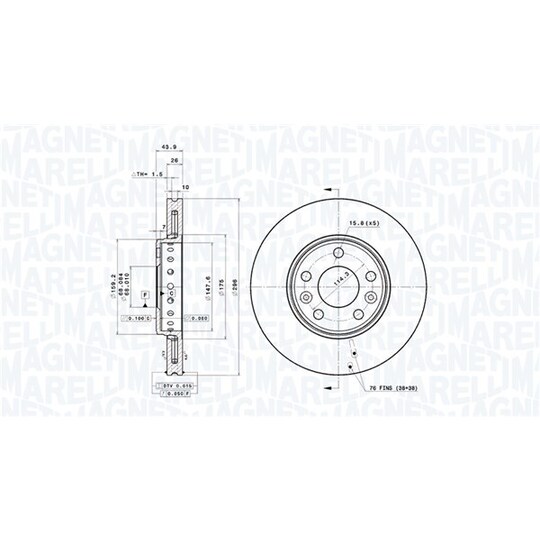 360406108301 - Brake Disc 