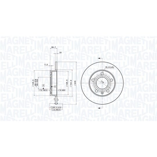 360406012201 - Brake Disc 