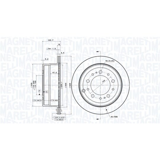 360406055401 - Brake Disc 