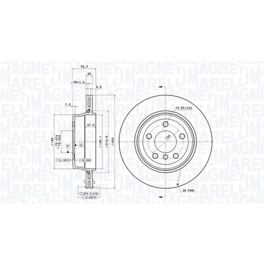 360406004501 - Brake Disc 