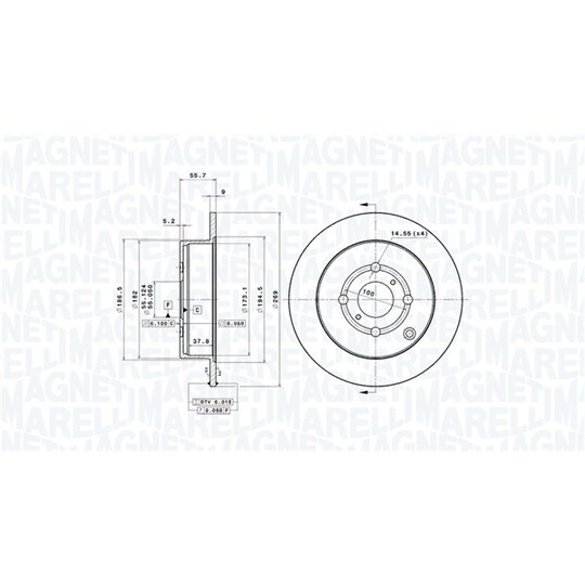 360406061401 - Brake Disc 