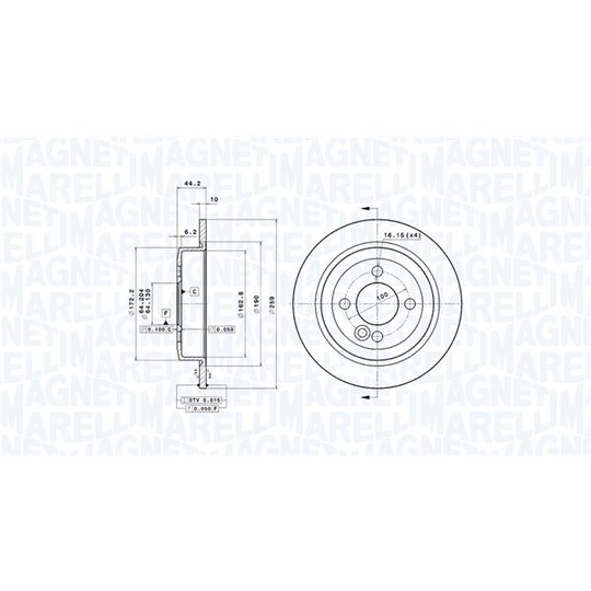 360406110901 - Brake Disc 