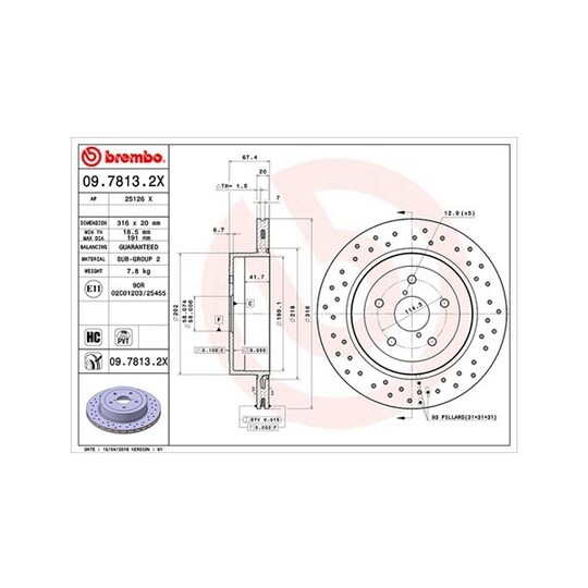 360406067102 - Brake Disc 