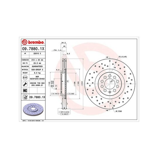 360406013102 - Brake Disc 