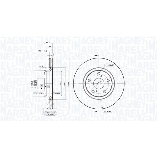 360406109001 - Brake Disc 