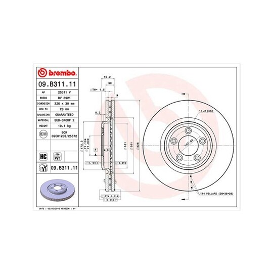 360406111301 - Brake Disc 