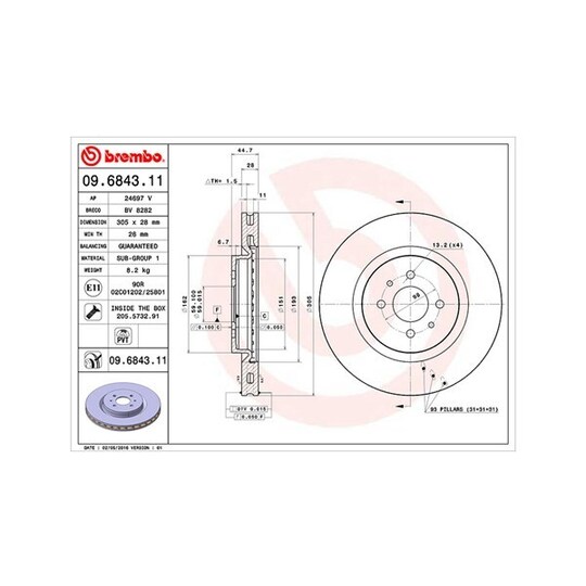 360406010901 - Brake Disc 