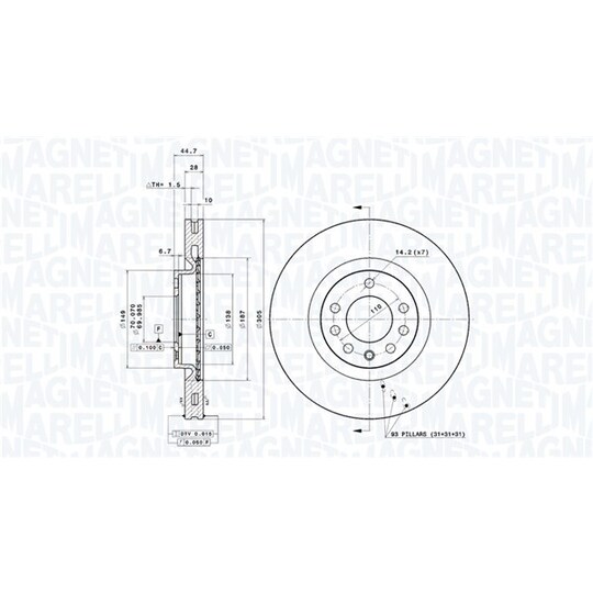 360406039901 - Brake Disc 