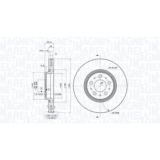 360406051801 - Brake Disc 